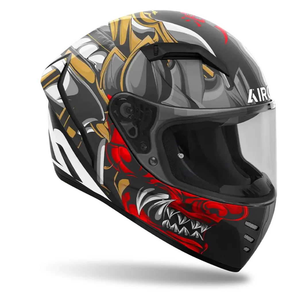 Airoh - Connor Samurai Black/Gold Helmet - Image 2
