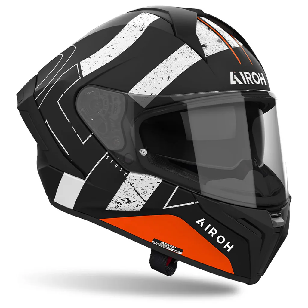 Airoh - Matryx Scope Black/White/Orange Helmet - Image 3
