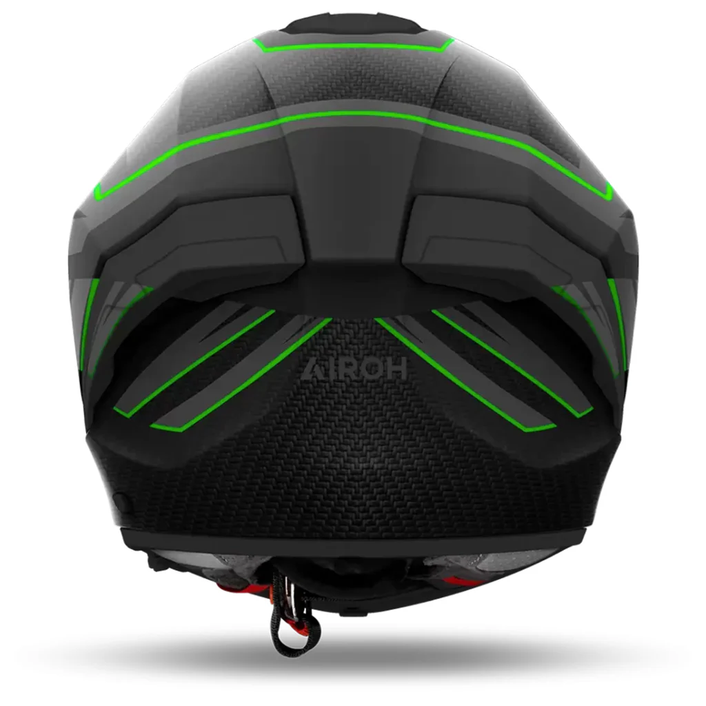 Airoh - Matryx Sentinel Black/Green Helmet - Image 3
