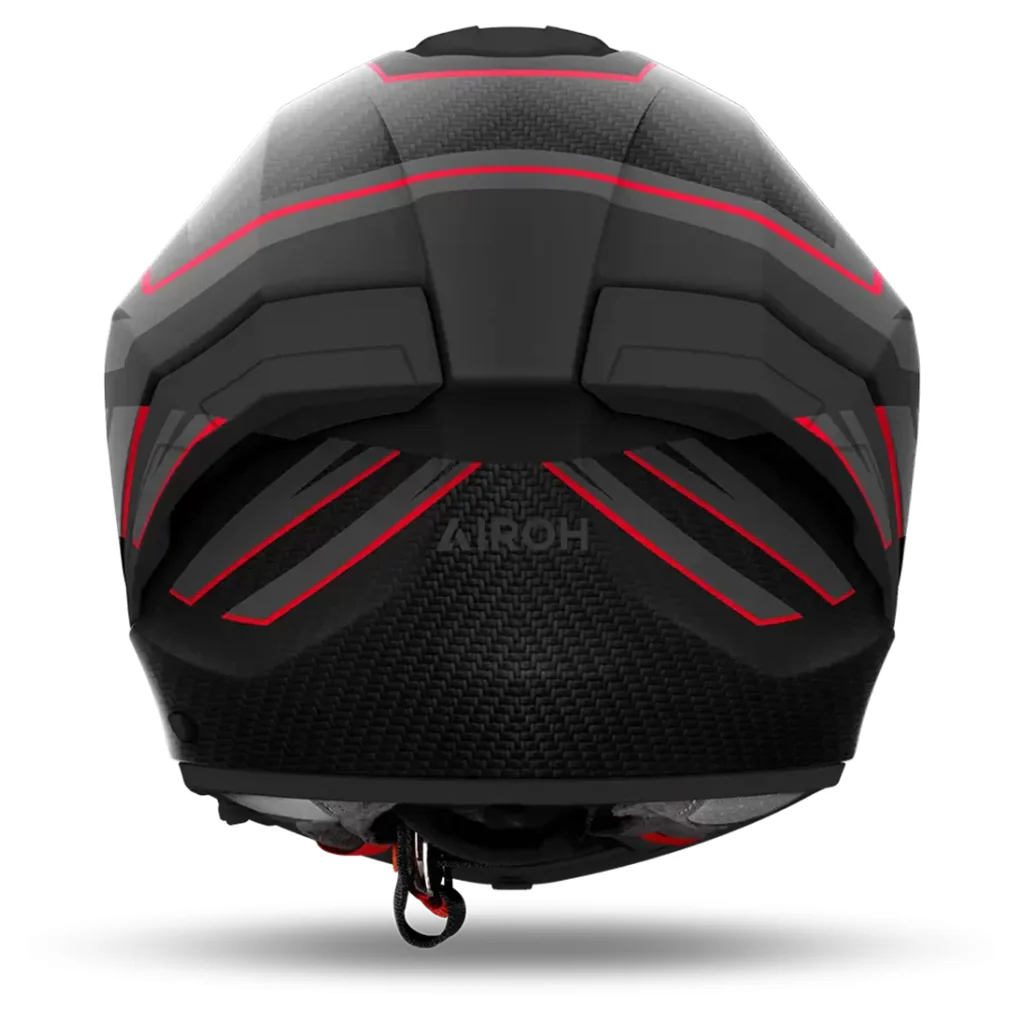 Airoh - Matryx Sentinel Black/Red Helmet - Image 3