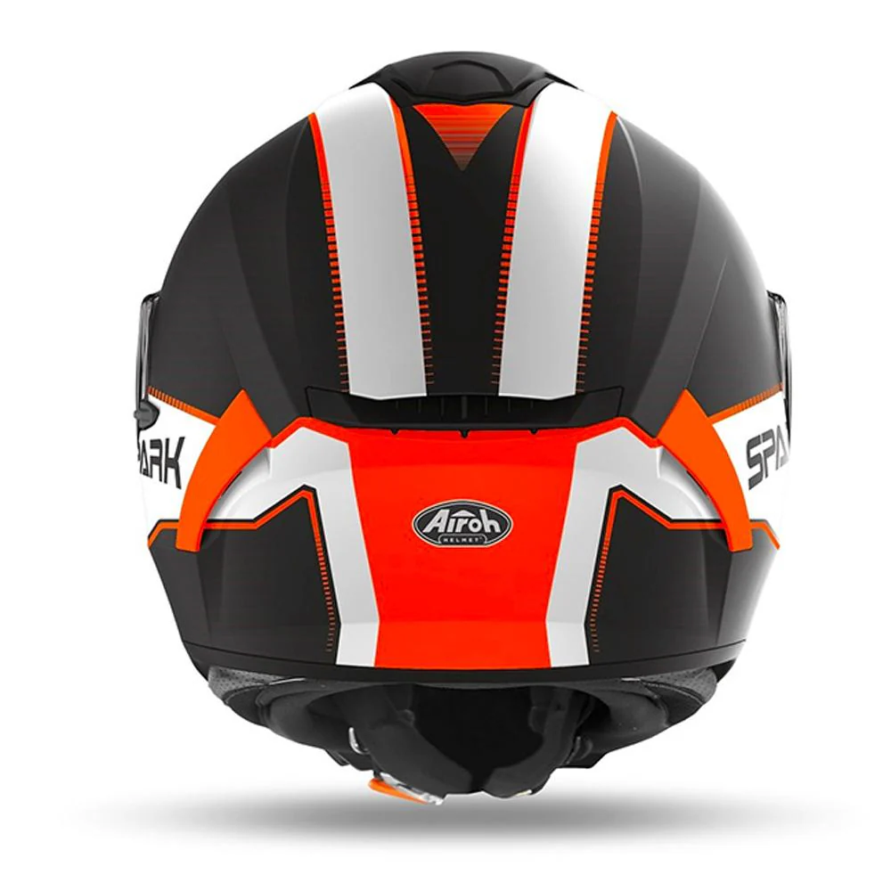 Airoh - Spark Flow Matt Black/Orange Helmet - Image 3