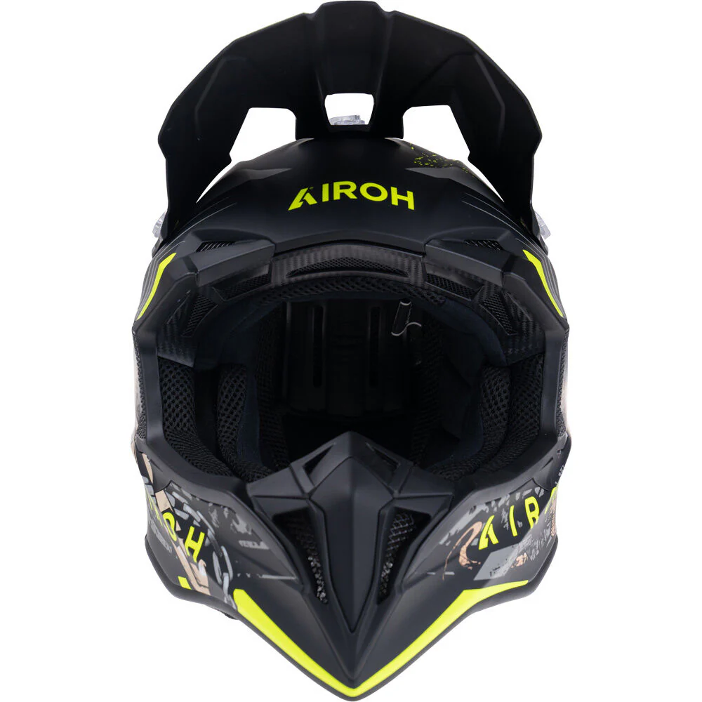 Airoh - Wraaap Darkness Black/Yellow Helmet - Image 7