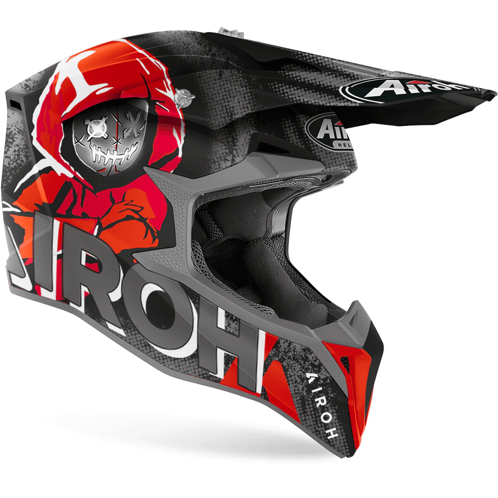 Airoh - Wraap Alien Red Helmet - Image 3