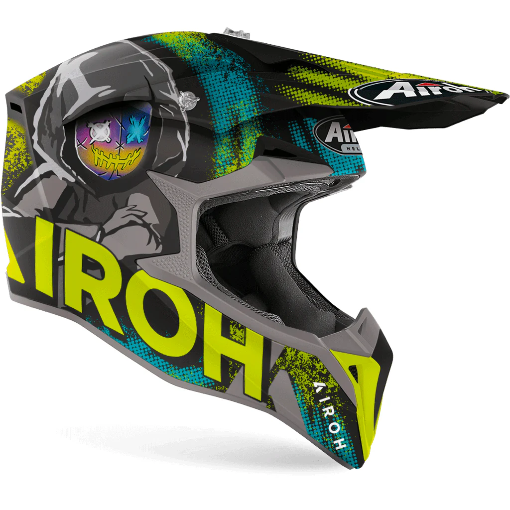 Airoh - Wraap Alien Yellow Helmet - Image 2