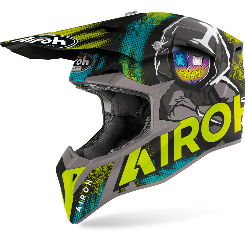 Airoh - Wraap Alien Yellow Helmet - Image 3