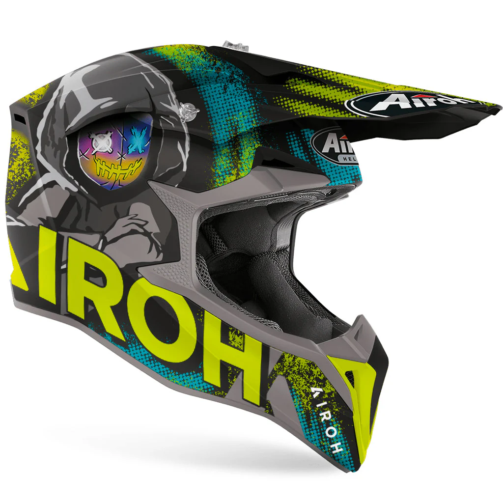 Airoh - Wraap Alien Yellow Helmet - Image 4
