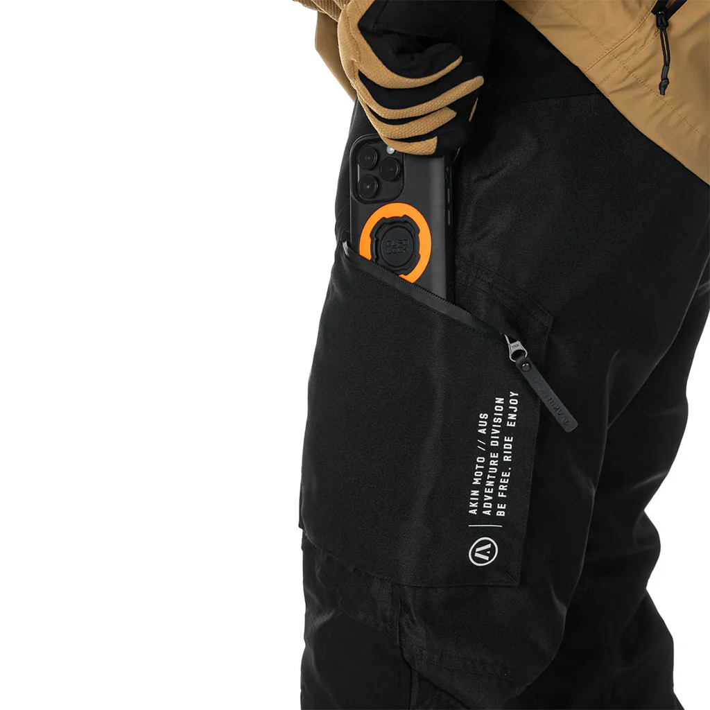 Akin Moto - Alpha 2.0 Black Motorcycle Pants - Image 7