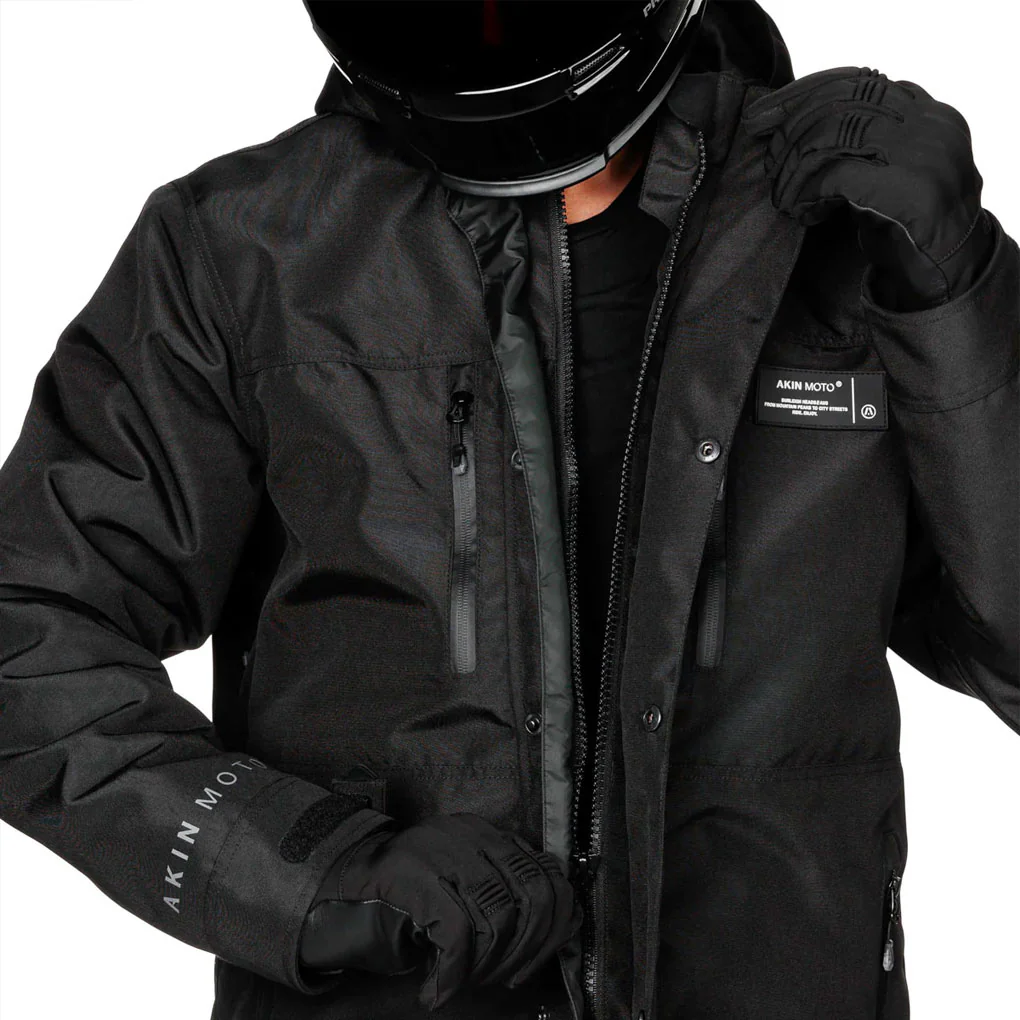 Akin Moto - Alpha 4.0 Black Jacket - Image 11