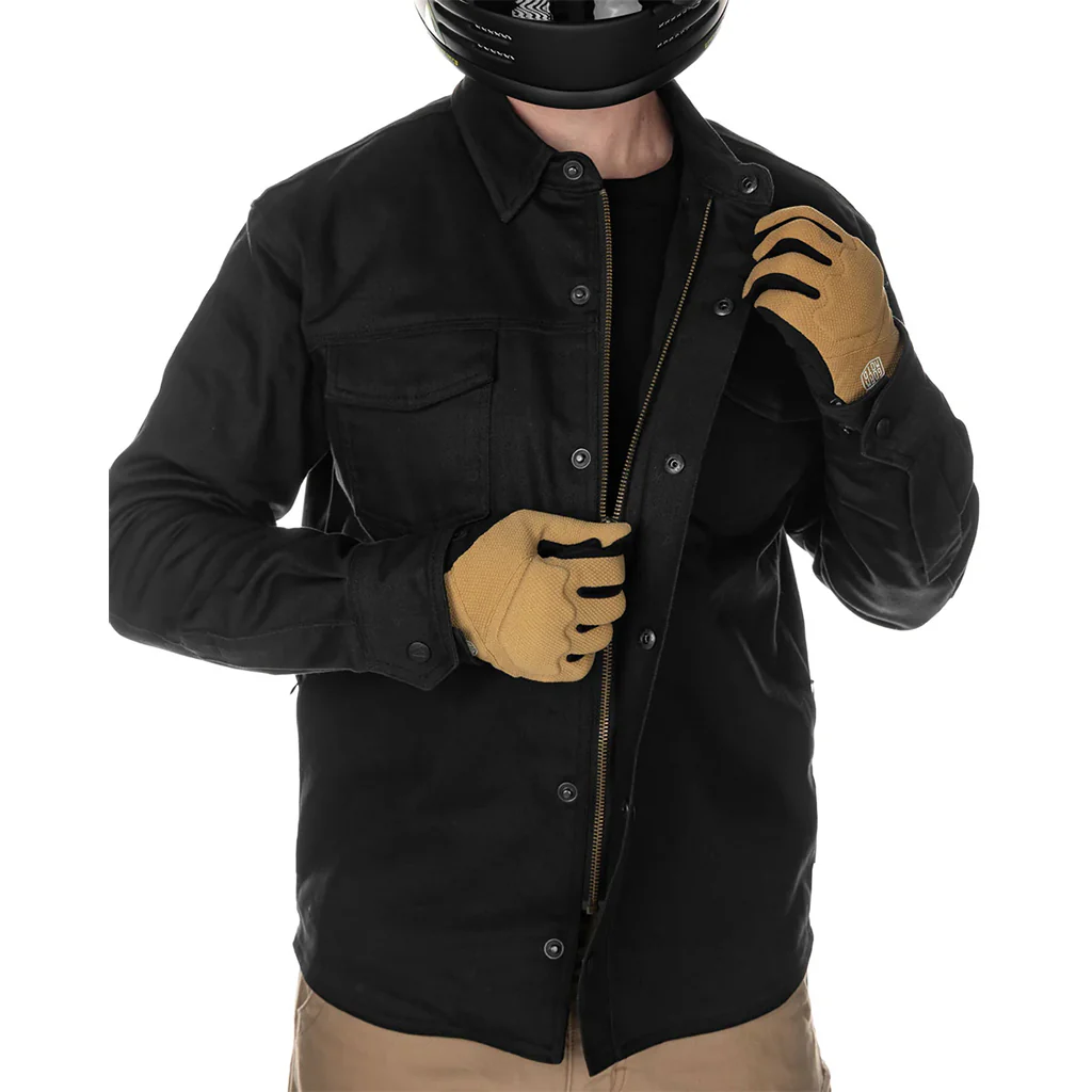 Akin Moto - Blackhawk 2.0 Black Motorcycle Shirt - Image 4