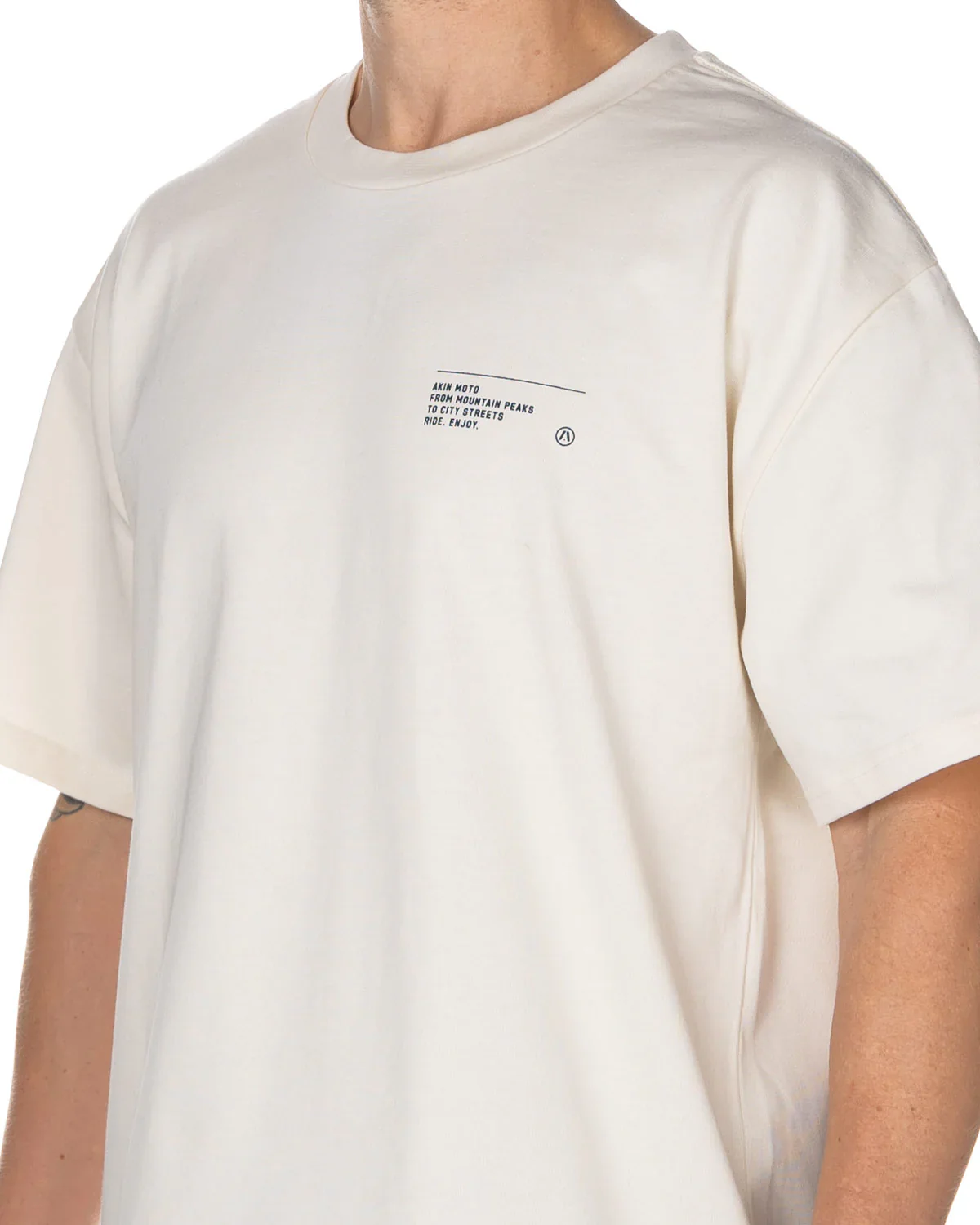 Akin Moto - Lomond White Tee - Image 3