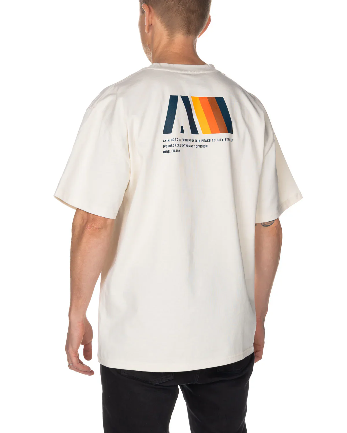 Akin Moto - Lomond White Tee - Image 4