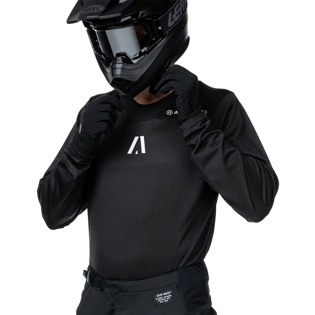 Akin Moto - Slipstream Black MX Jersey - Image 3