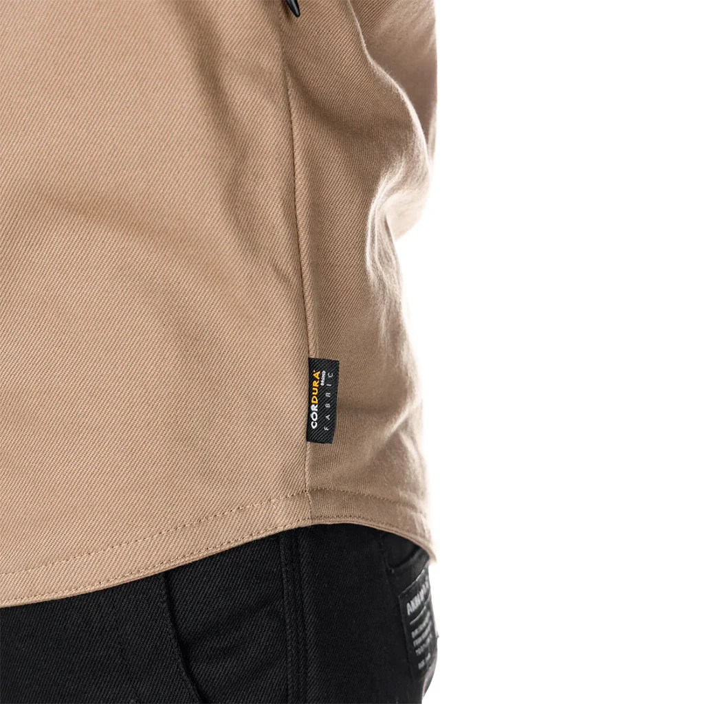 Akin Moto - Trusty 2.0 Khaki Motorcycle Shirt - Image 6