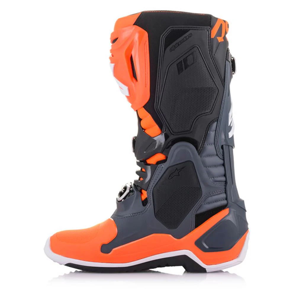 Alpinestars - Tech 10 Orange/Grey MX Boots - Image 2