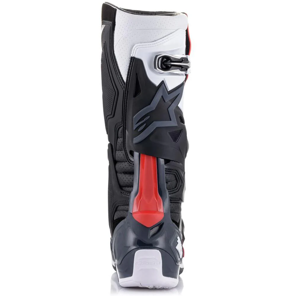 Alpinestars - Tech 10 Black/Grey/Red Supervented MX Boots - Image 4