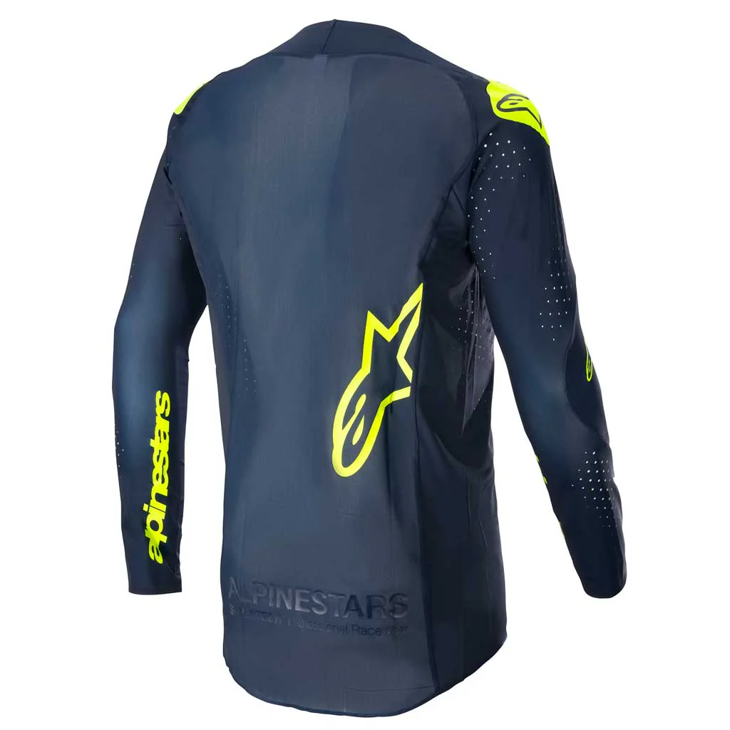 Alpinestars - 2023 Supertech Bruin Navy/Yellow Jersey - Image 2