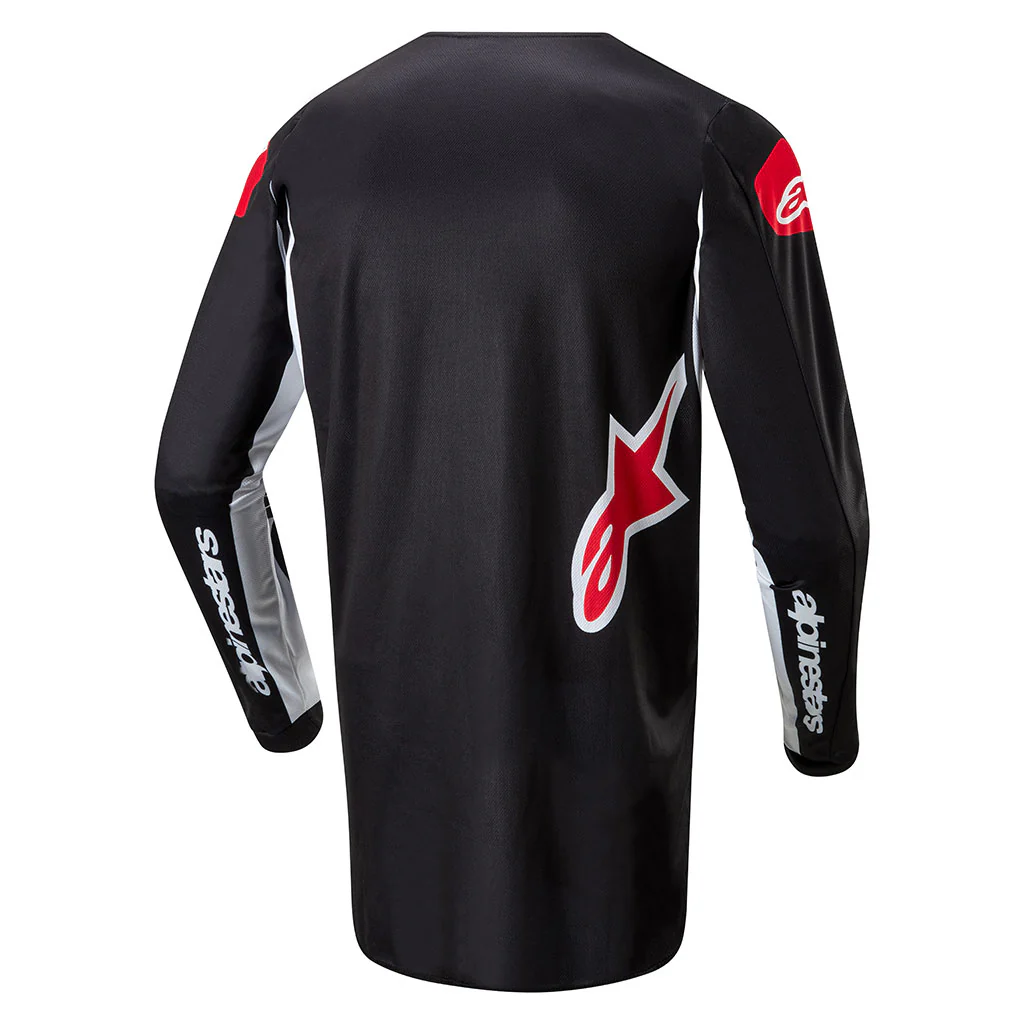 Alpinestars - 2024 Fluid Lucent Black/White Jersey - Image 2