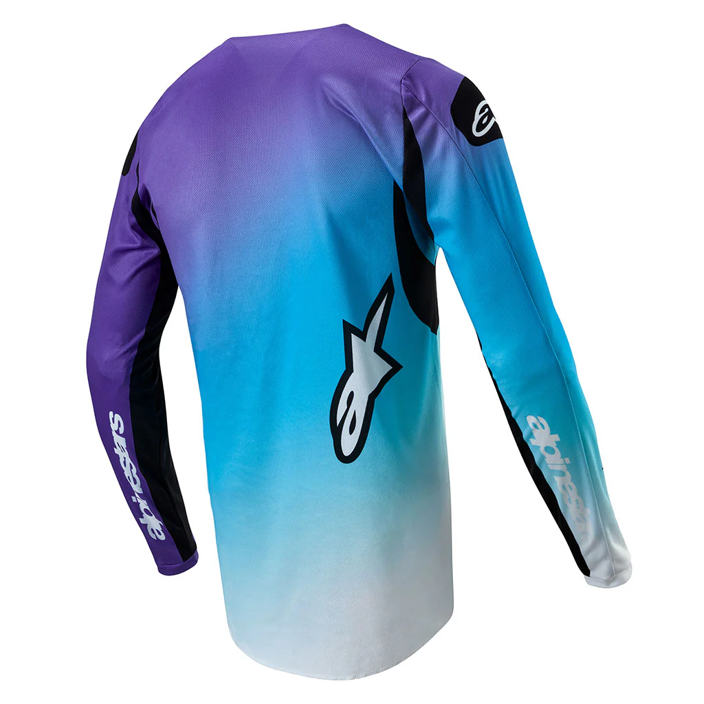 Alpinestars - 2024 Stella Fluid White/Turquoise Jersey - Image 2