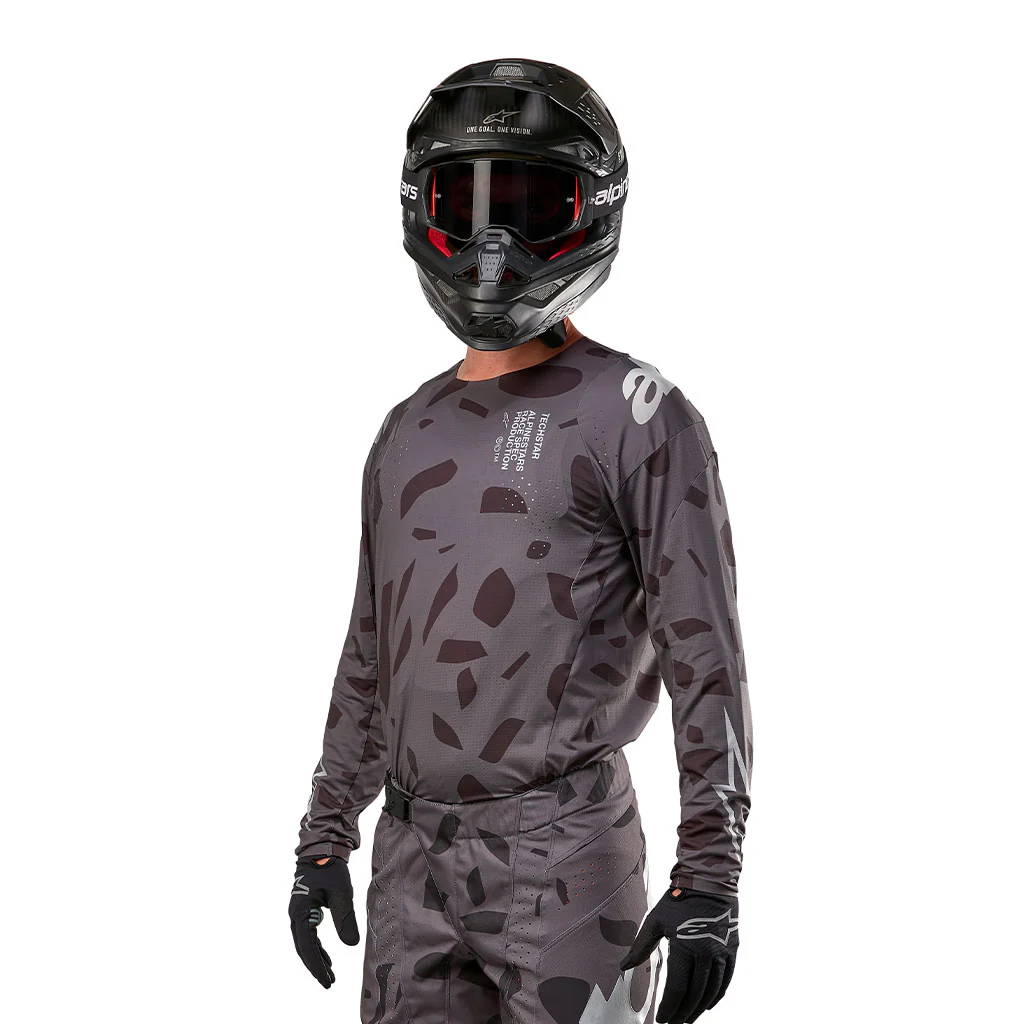 Alpinestars - 2024 Techstar Graphite Black/Grey/Silver Jersey - Image 3