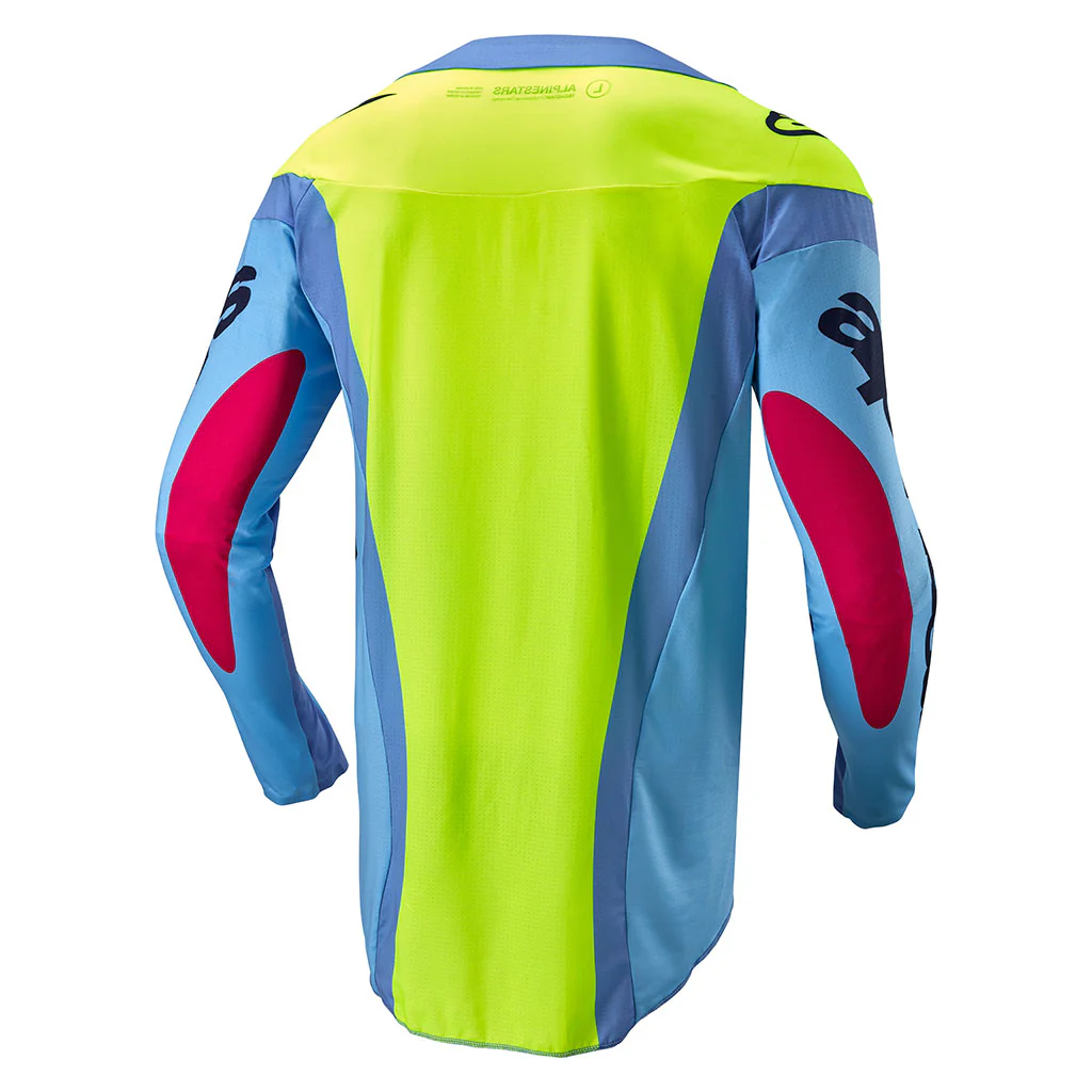 Alpinestars - 2024 Techstar Ocuri Blue/Red/Yellow Jersey - Image 2