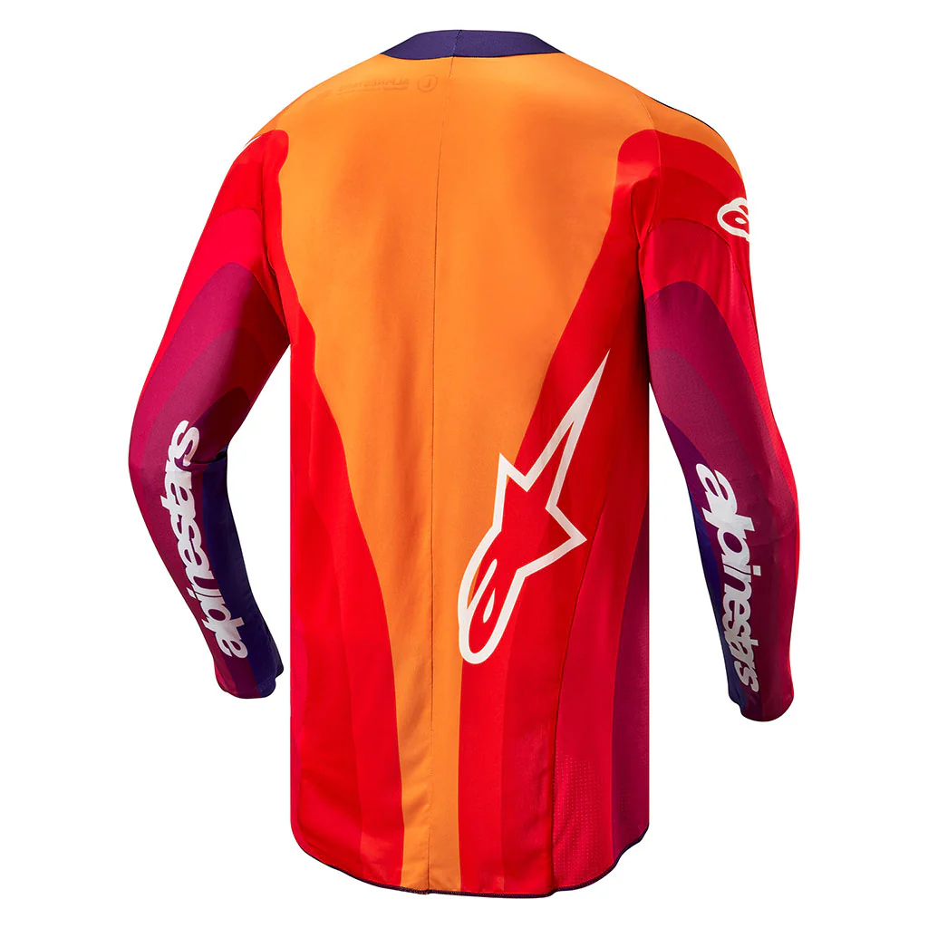 Alpinestars - 2024 Techstar Pneuma Purple/Orange Jersey - Image 2
