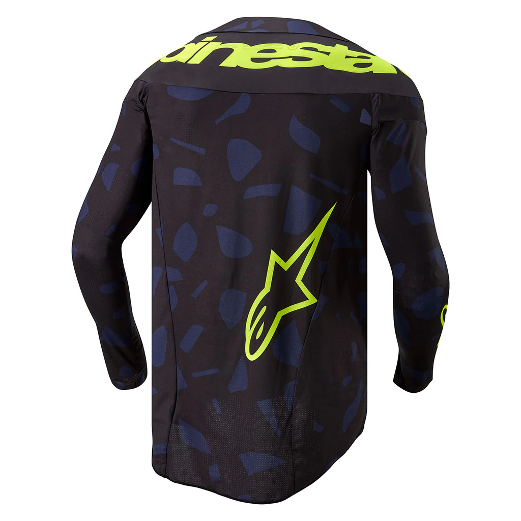 Alpinestars - 2024 Techstar Rantera Navy/Yellow Jersey - Image 2