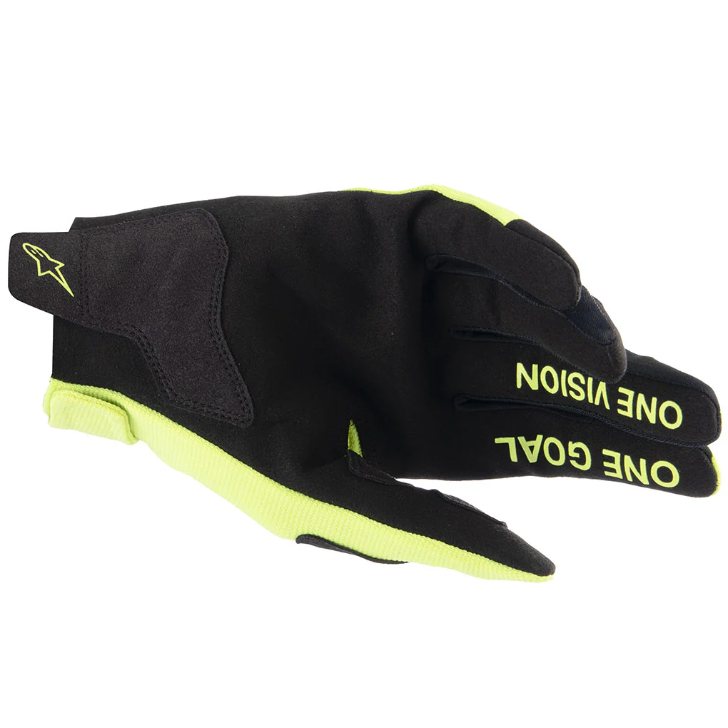 Alpinestars - 2025 Youth Radar Flo Yellow/Black Gloves - Image 2