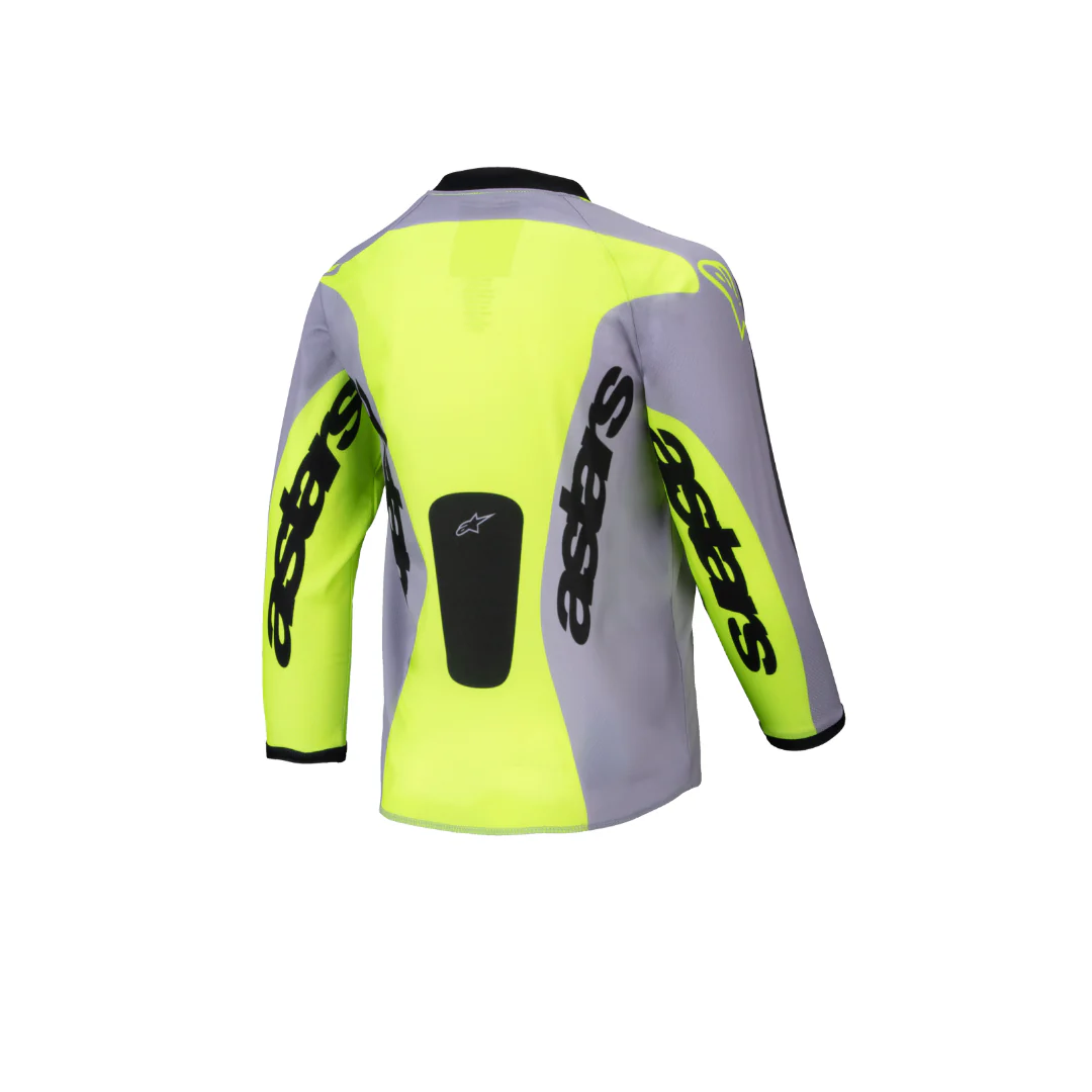 Alpinestars - 2025 Youth Racer Veil Grey Yellow Jersey - Image 2