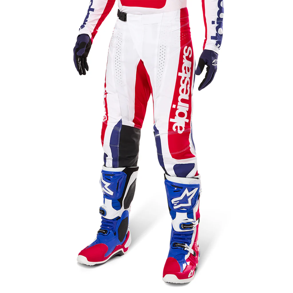 Alpinestars - 2025 LE Techstar Fortitude White/Red/Blue Pants - Image 3