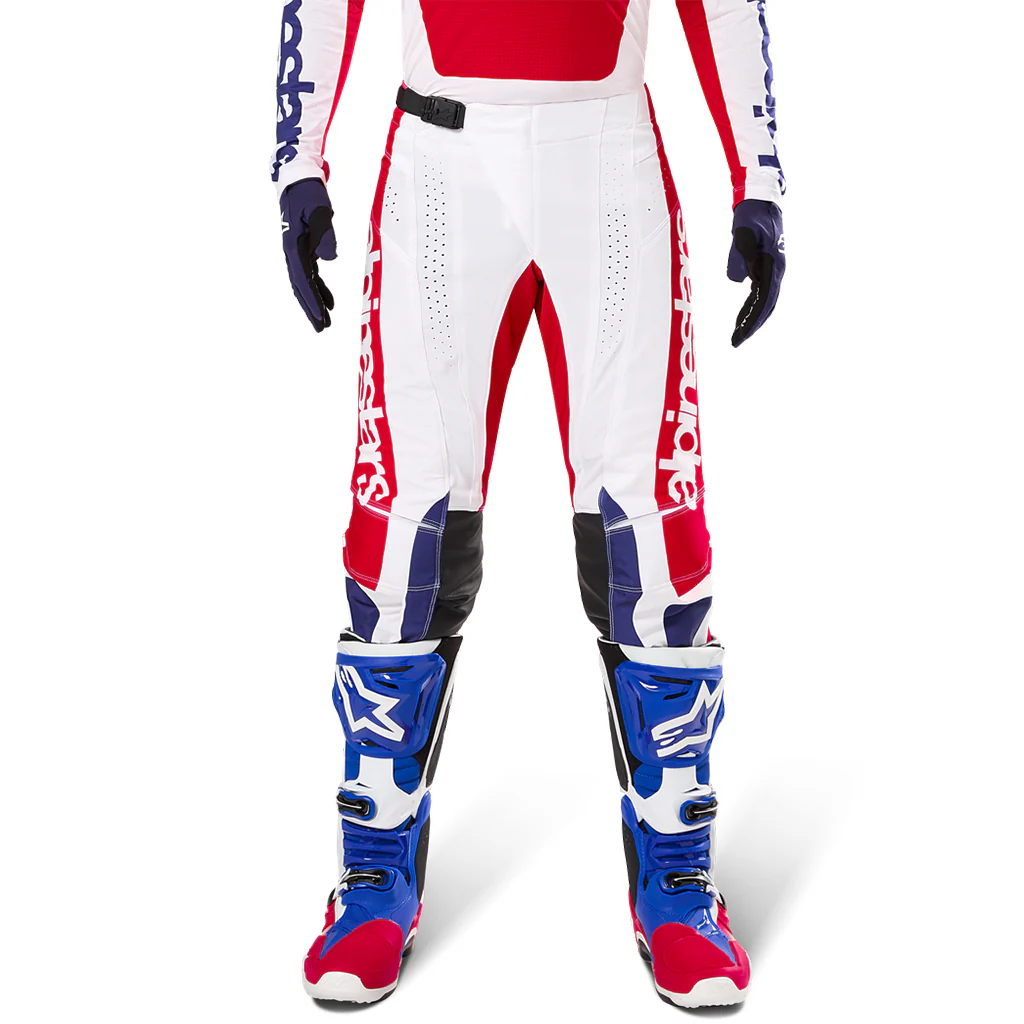 Alpinestars - 2025 LE Techstar Fortitude White/Red/Blue Pants - Image 5