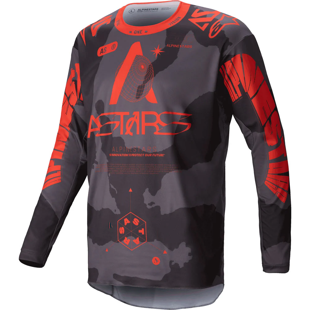 Alpinestars - 2025 Racer Hollow Gray-Camo Orange MX Combo - Image 2
