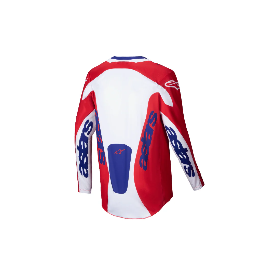 Alpinestars - 2025 Racer Veil Bright-Red White Jersey - Image 2