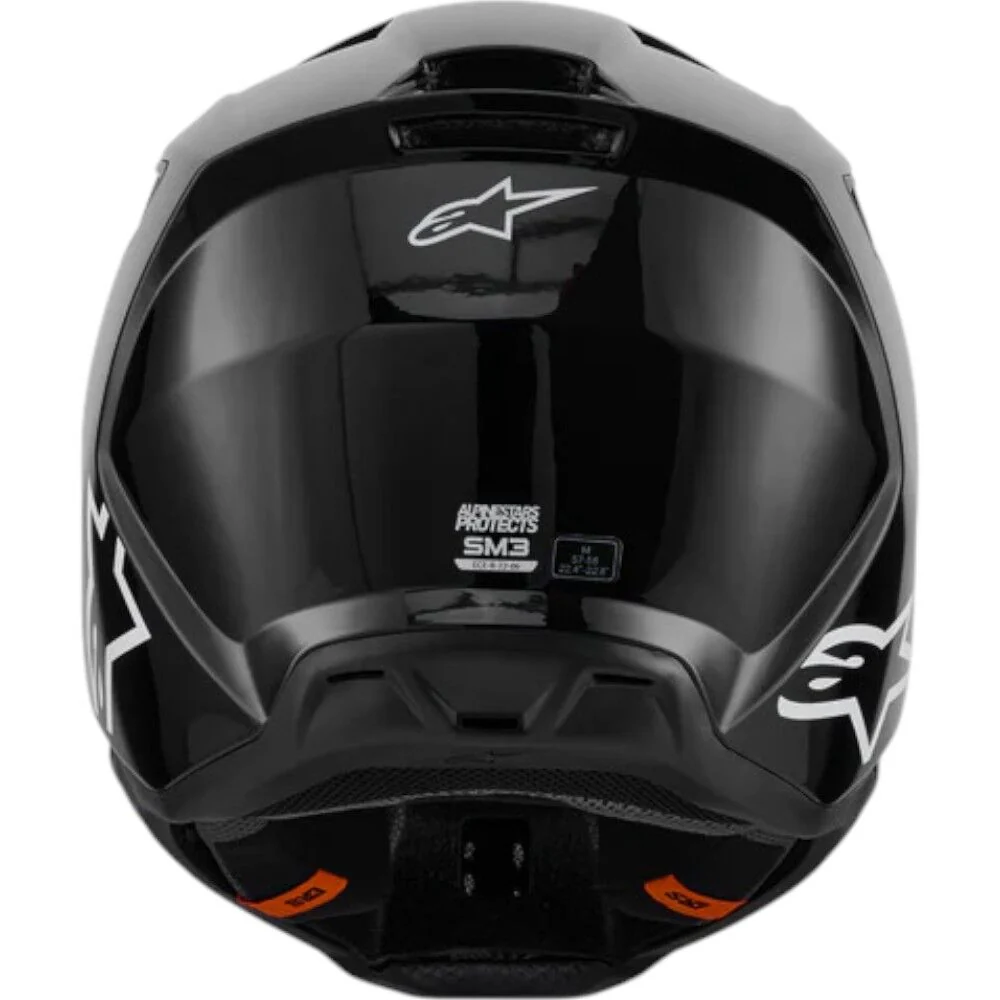 Alpinestars - 2025 SM3 Solid Black Gloss Helmet - Image 6