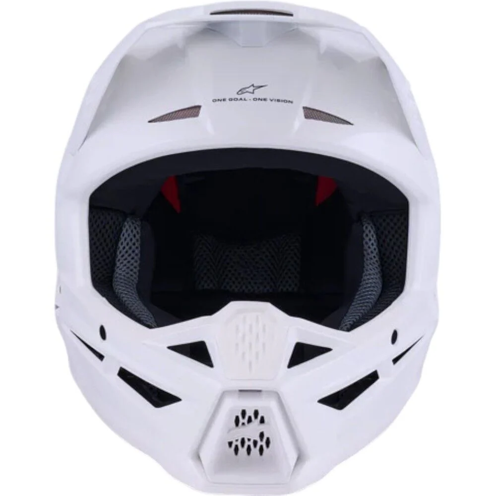 Alpinestars - 2026 SM3 Solid White Gloss Helmet - Image 3