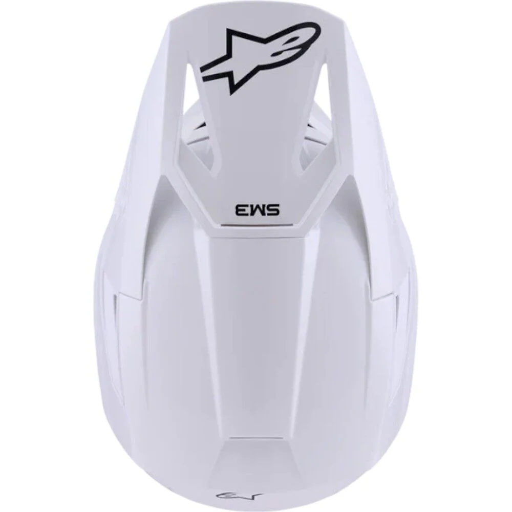 Alpinestars - 2026 SM3 Solid White Gloss Helmet - Image 7