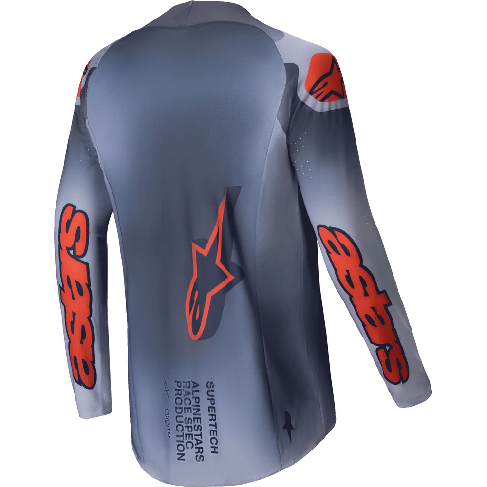 Alpinestars - 2025 Supertech Lipan Gray Orange Jersey - Image 2