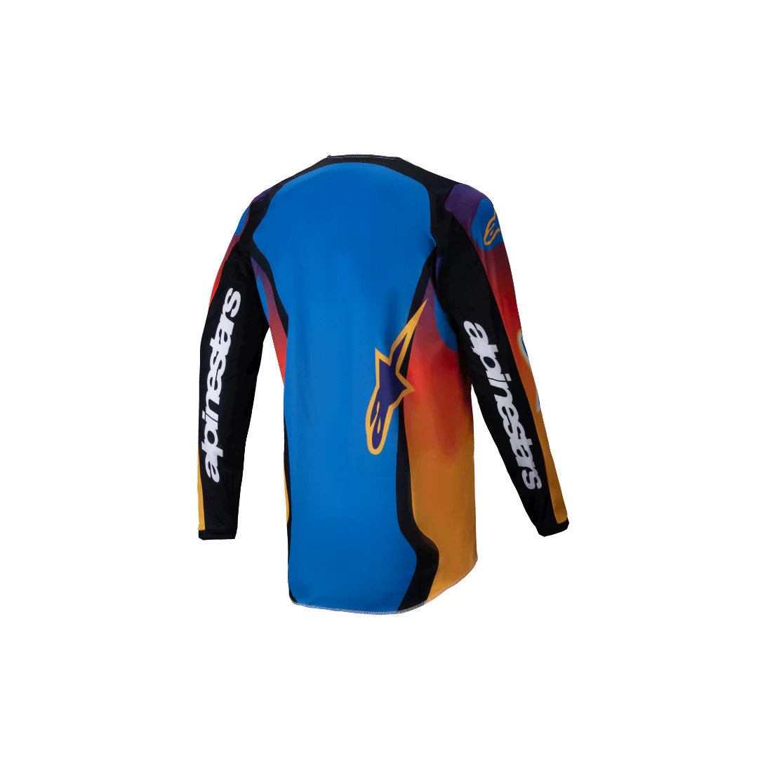 Alpinestars - 2025 Techstar Melt Orange Blue Jersey - Image 2
