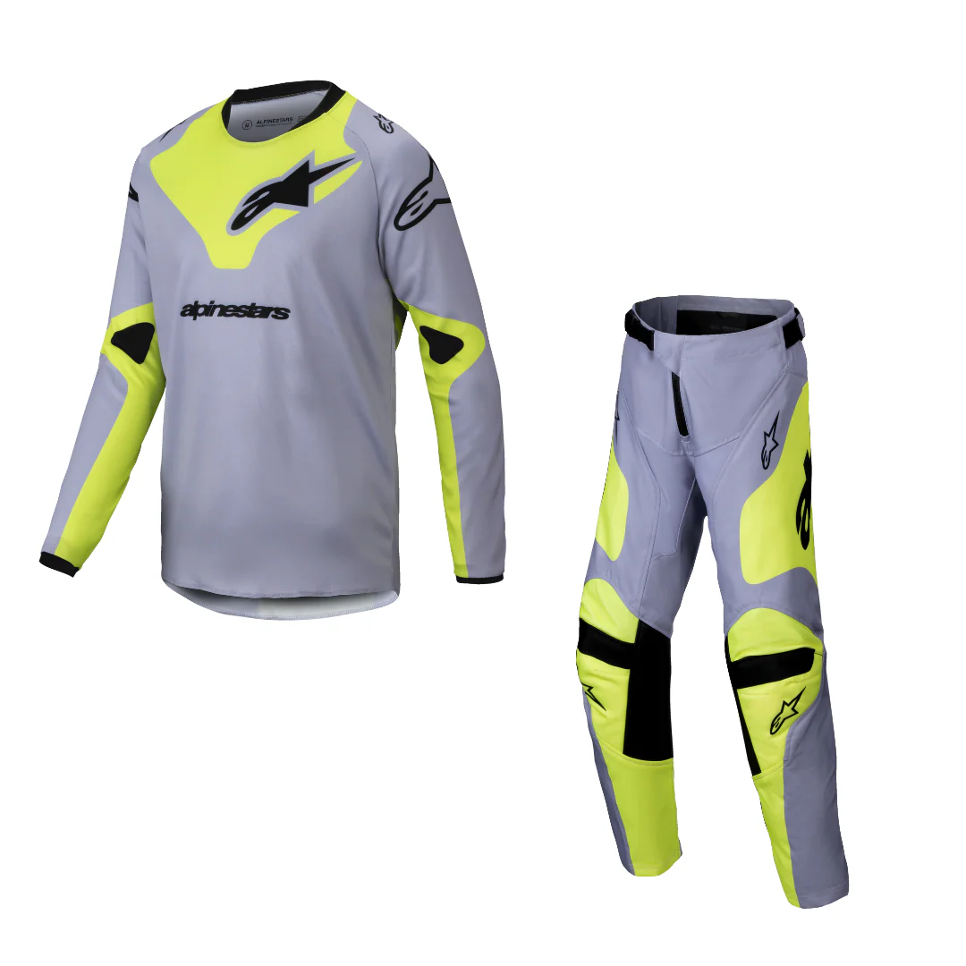 Alpinestars - 2025 Youth Racer Veil Grey Yellow Mx Combo
