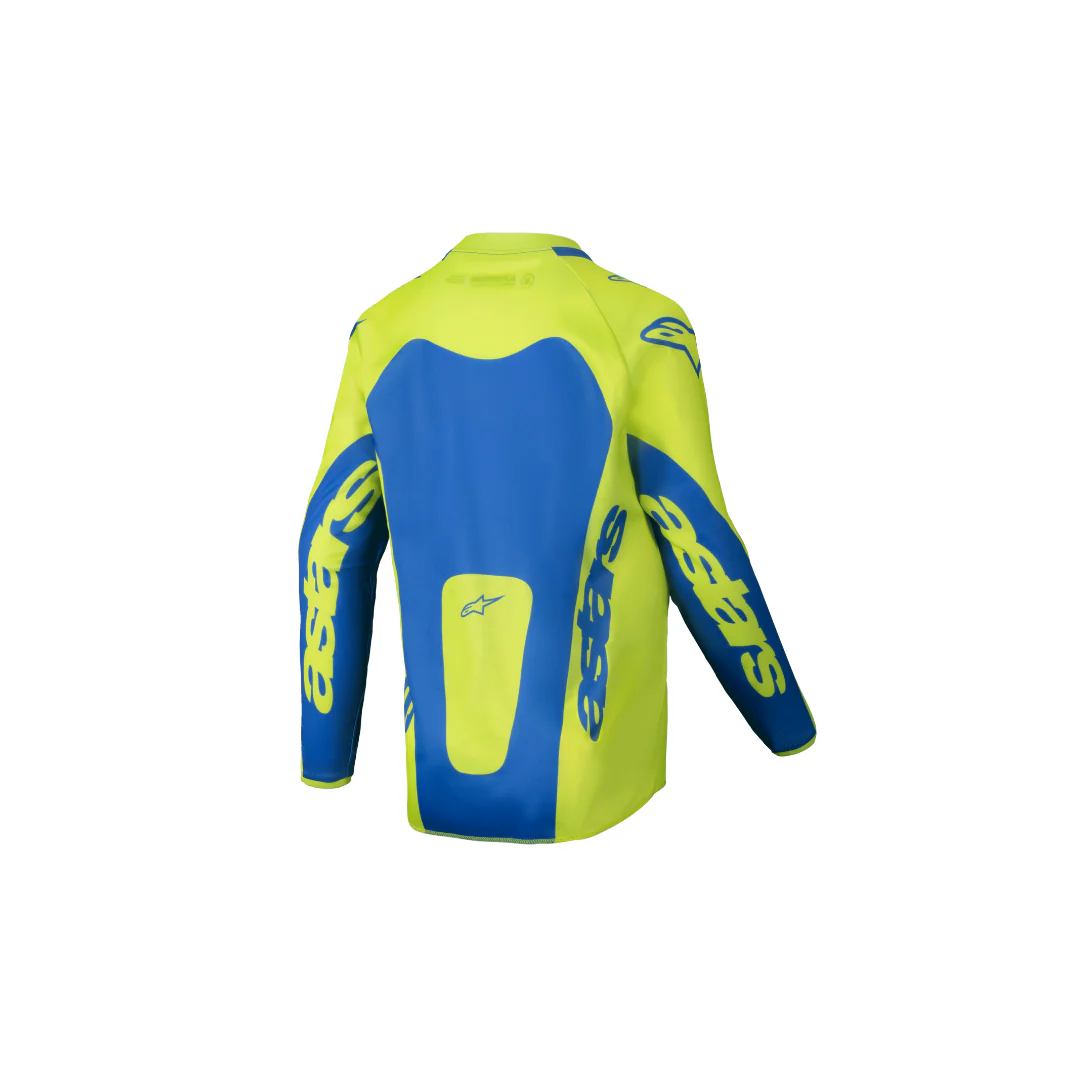 Alpinestars - 2025 Youth Racer Veil Yellow Blue Jersey - Image 2