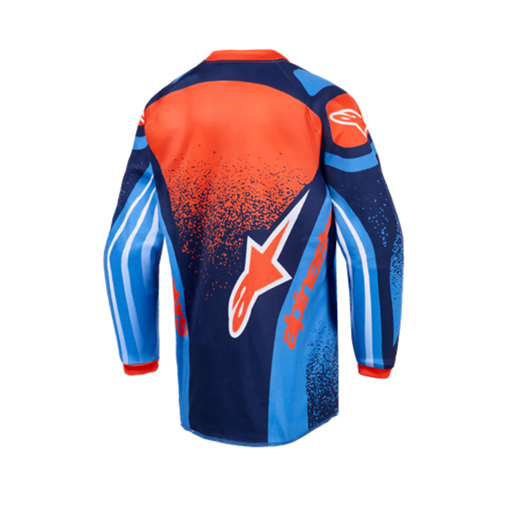 Alpinestars - 2026 Kids Racer Nomur Navy/Orange/Blue Jersey - Image 2
