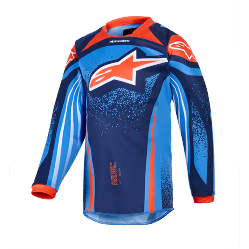 Alpinestars - 2026 Kids Racer Nomur Navy/Orange/Blue MX Combo - Image 2