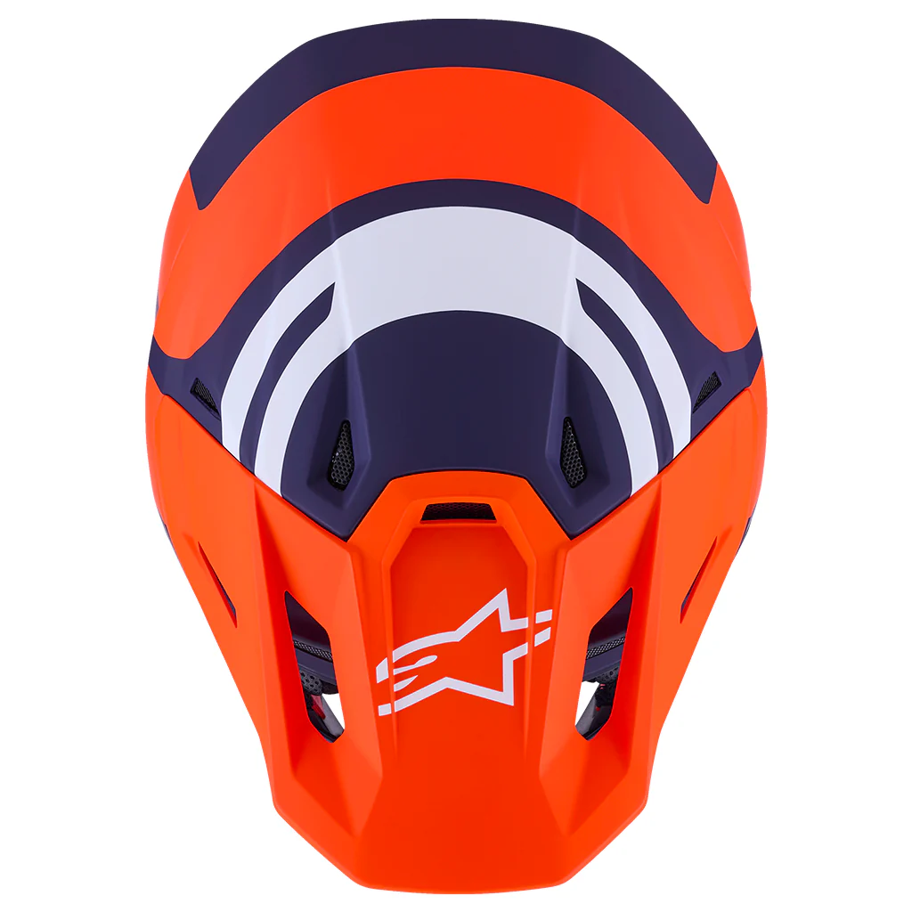 Alpinestars - 2026 SM7 Core Orange/Blue Matt Helmet - Image 3