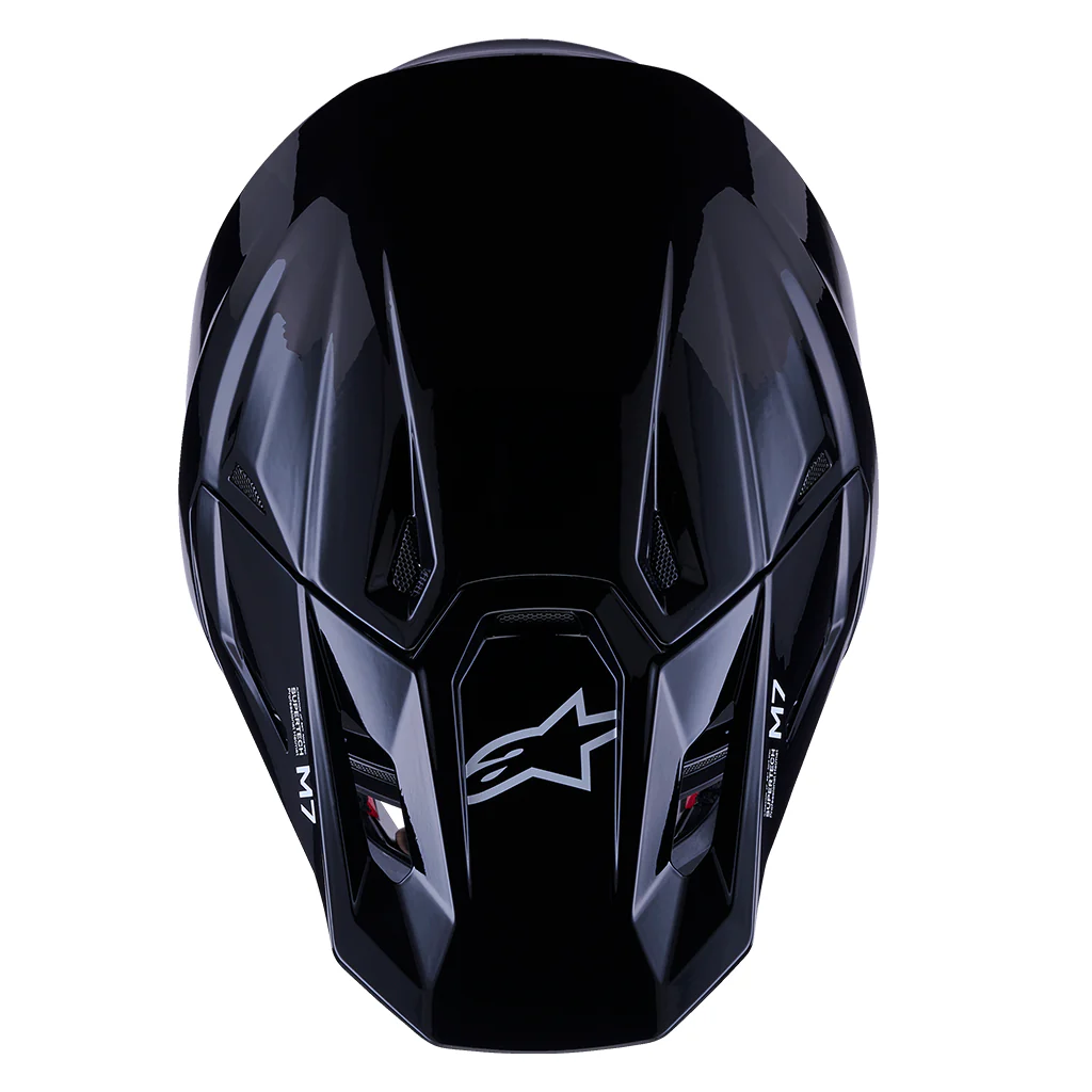 Alpinestars - 2026 SM7 Solid Gloss Black Helmet - Image 3