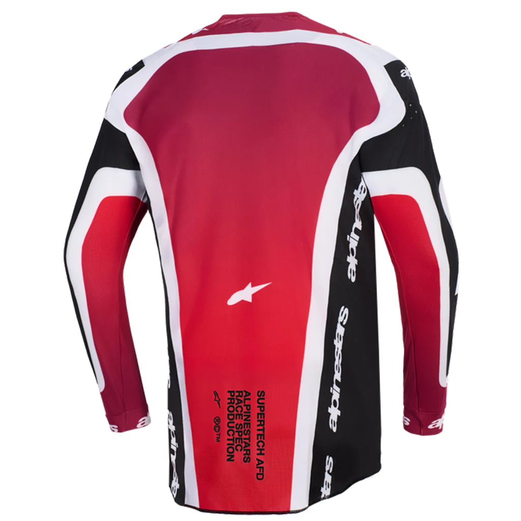 Alpinestars - 2026 Supertech Pro Vista Black/Red/White Jersey - Image 2
