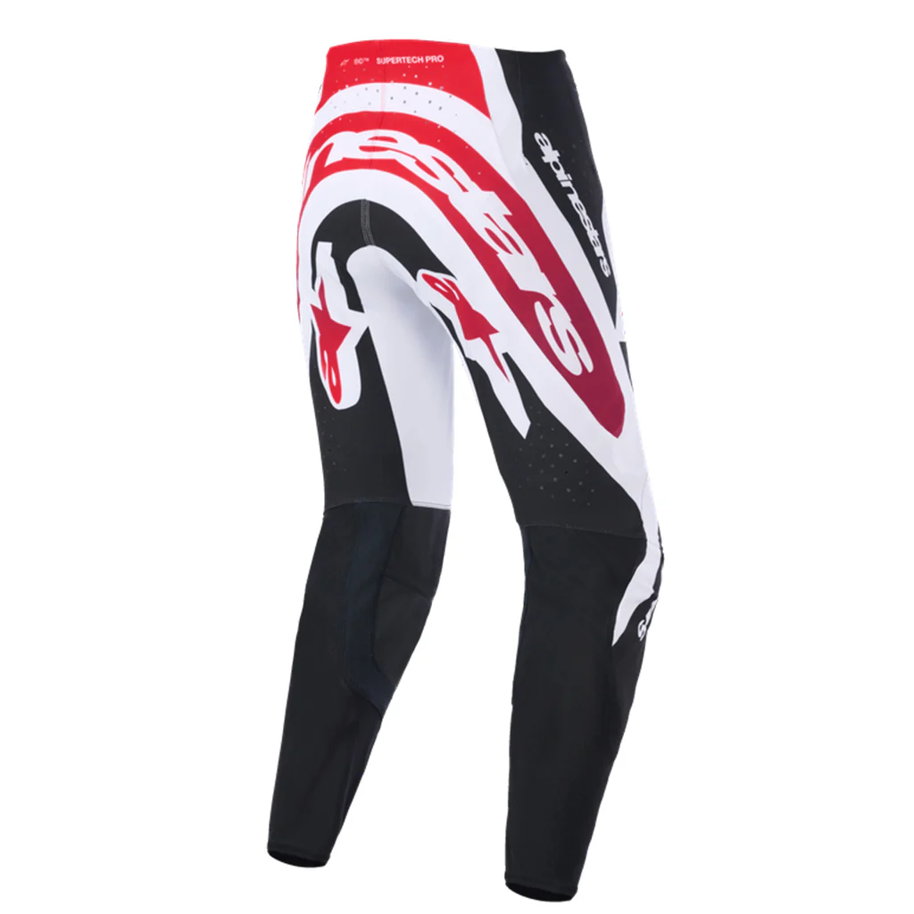 Alpinestars - 2026 Supertech Pro Vista Black/Red/White Pant - Image 2