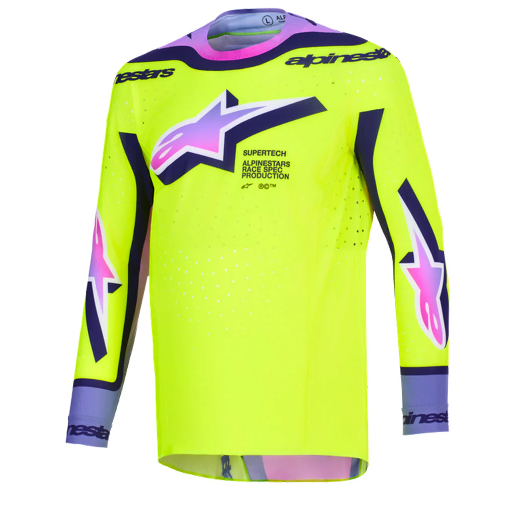 Alpinestars - 2026 Supertech Vista Yellow/Purple/Black MX Combo - Image 2