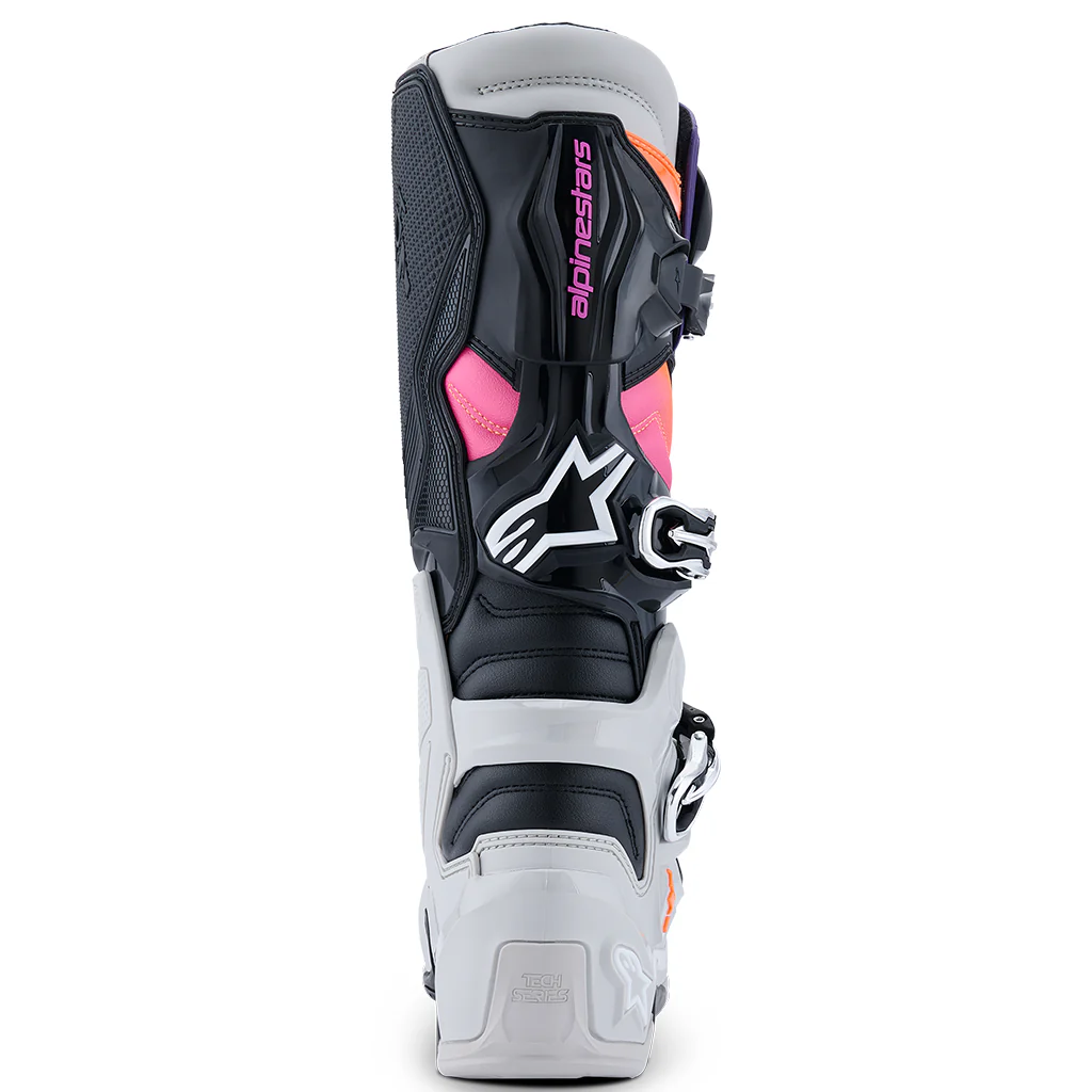 Alpinestars - 2026 Tech 7 Black/Gray/Orange/Magenta MX Boots - Image 3