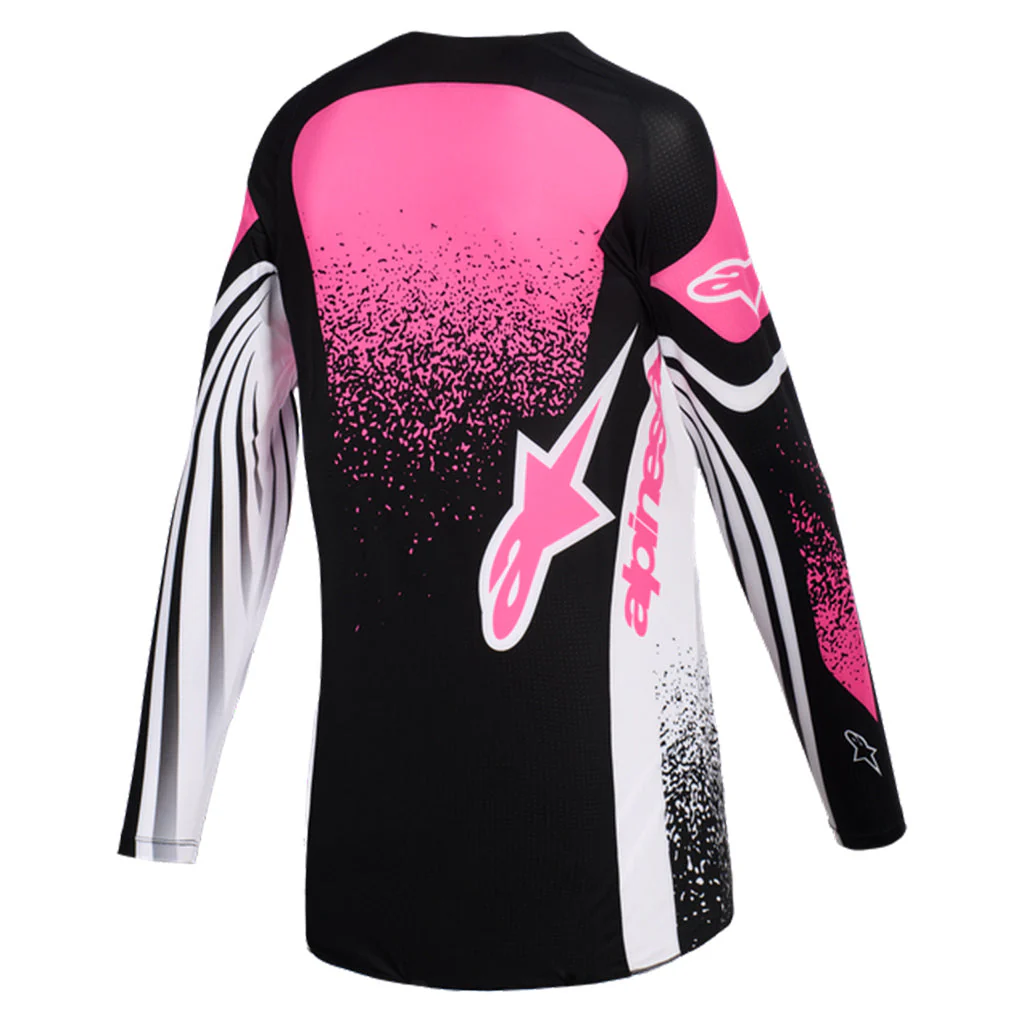 Alpinestars - 2026 Womens Techstar Nomur Black/White/Fuschia MX Combo - Image 3