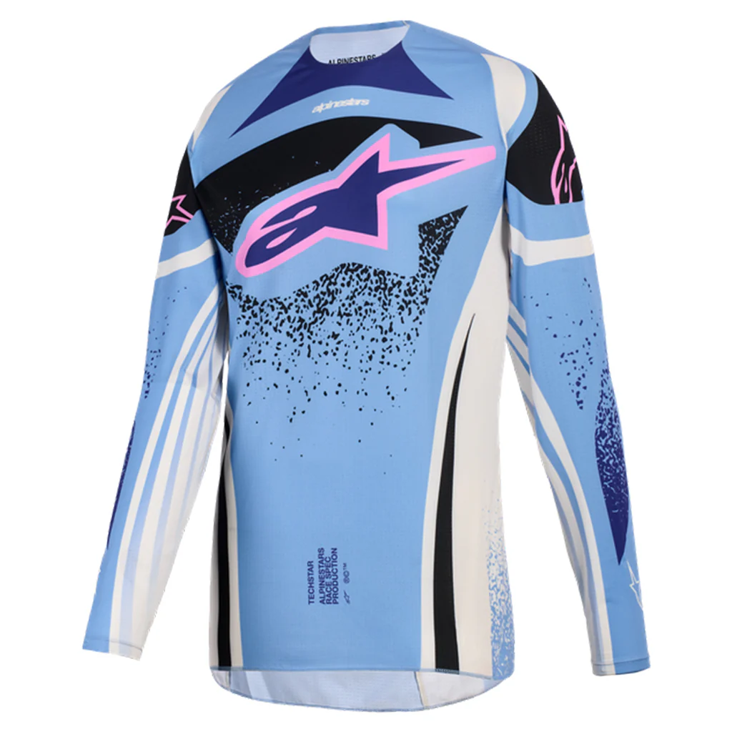 Alpinestars - 2026 Womens Techstar Nomur Blue/White/Black Jersey