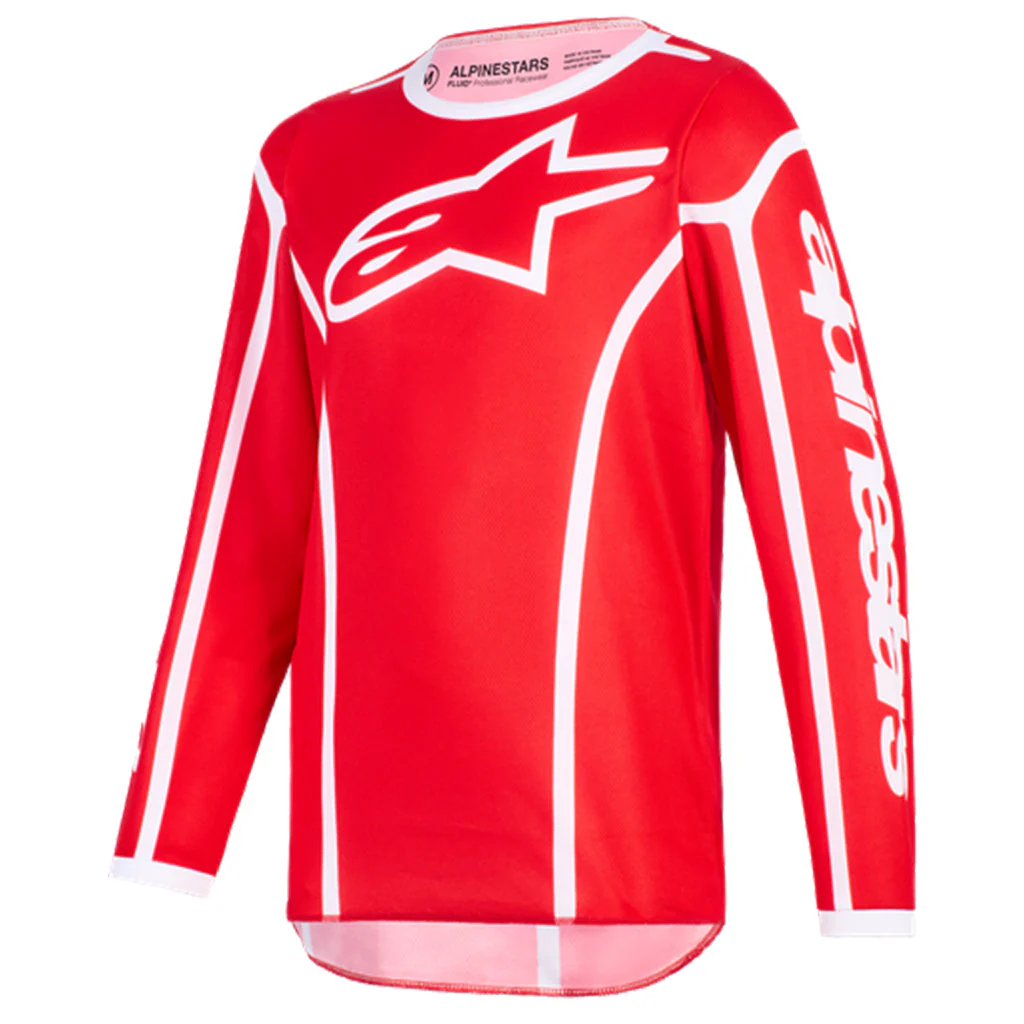 Alpinestars - 2026 Youth Fluid Apex Red/White MX Combo - Image 2